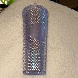 Dichroic Bling Plastic Cold Cup - 24 fl oz